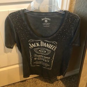 Jack Daniels studded T-shirt